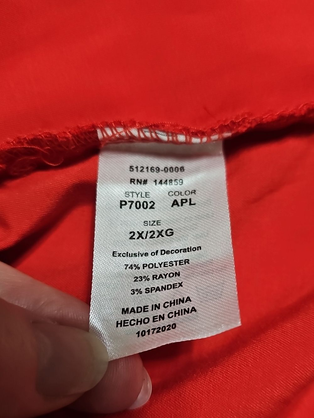 Adar Pro Modern Athletic Jogger Scrub Set Red 2XL - Picture 9 of 10
